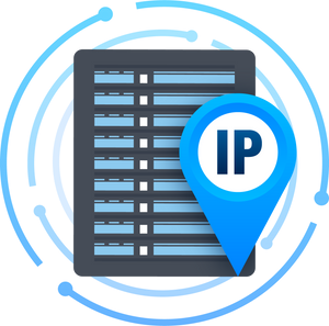 Ip adress, great design for any purposes. Arrow vector icon.